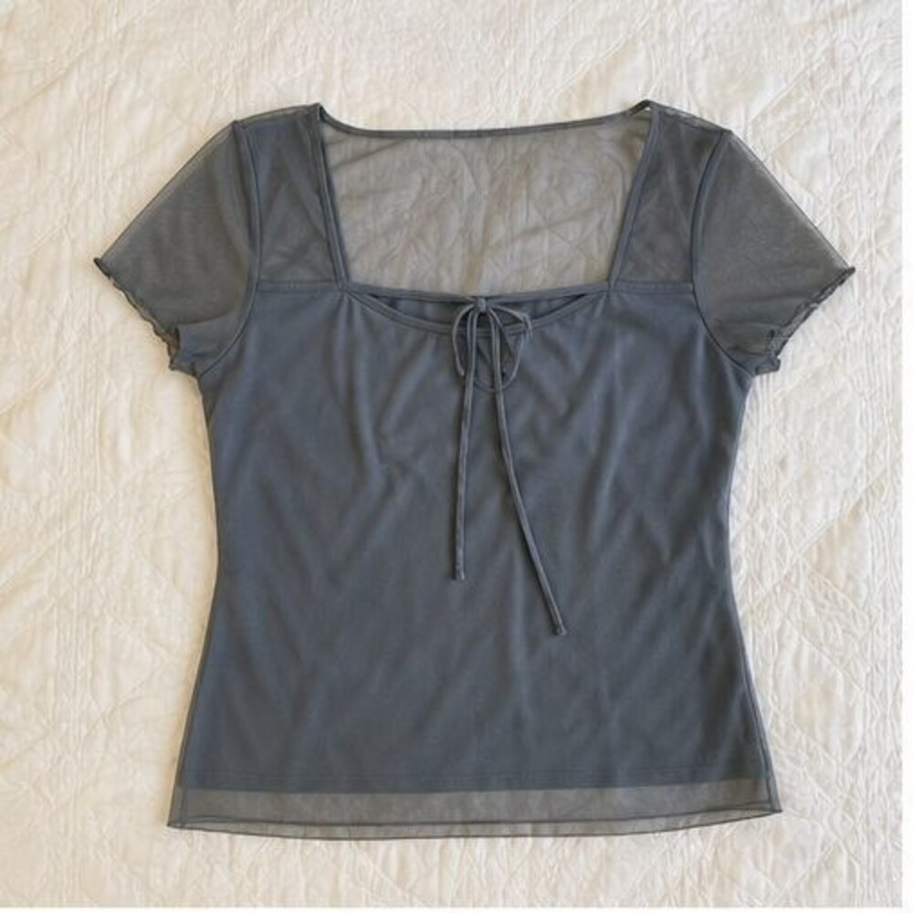 Gray Cami Blouse